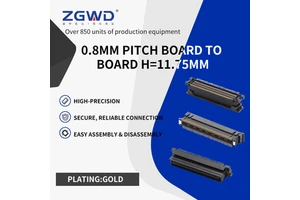BTB 0.8mm Pitch Board to Board Connector SMT Vertical Gold Plated 11.75mm Height Male Female Connector