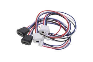 Hui Sheng Yu Fa USB Type C 4P Waterproof Female Connector ABS Material 3A Rated Current 1.5m Length 100V AC