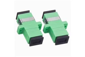 High Performance Single-Core Telecom Grade SC/APC Optical Fiber Adapter Flange Connector Wide Range Fiber Connector Accessories