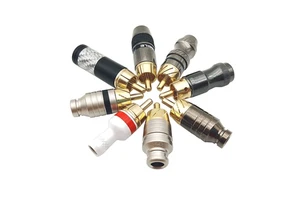 Universal Gold Plated RCA Metal Soldering Audio Video Connector Specially Designed for Audio Video Electronic Enthusiasts