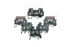 Professional Wiring Cable Connector Quattro Push In Screw Din Rail Terminals Block