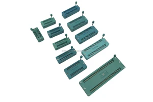 LL1001 2.54MM 14/16/18/20/24/28/32/40/64PIN TIN PLATED OR GOLD PLATED IC SOCKET IC TEST SOCKET CONNECTOR