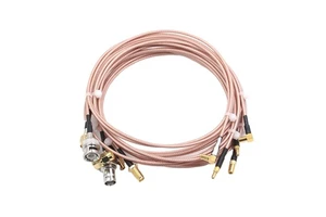 Custom SSMB to SMA RG316 Coaxial Cable with Gold Plated Copper Connectors (Male to Male)