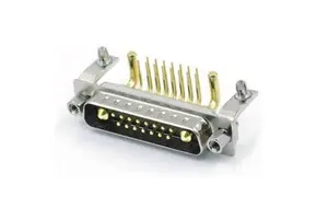 High Current 17W2 Male Connector Right Angle 17w2 Plug R/A DIP Type for PCB D-SUB 17W2 Connector