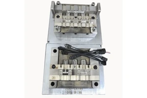 Plastic PVC Cable Square SR Tail Card Mould Maker Wire Connector Electronic Connection Wire Tail Mold Manufacturer