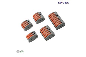 Lever Wire Connector 2 3 4 5 8 Way Compact Splice Connector Quick Terminal Block Universal Wiring Connector PCT-212, PCT-213