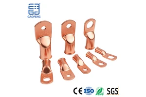 AWG Automotive Bell Mouth Copper Tube AWG Electrical Battery Connector Cable Lugs Copper Bare Terminal