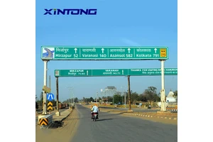 Road Gantry Hot Dip Galvanized Expressway Station Gantry High Rigidity Steel Anti-Corrosion Frame Traffic Systems Road Gantry
