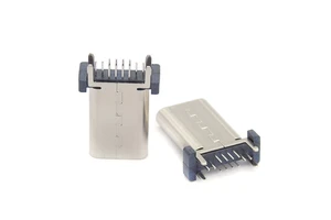 TYPE-C Vertical Female 16Pin 180 Degree Height 13.7mm TYPE-C Socket USB Connector
