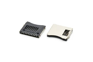 10Pin Simple Switch Type TF Card Connector Female Micro SD Memory Card Connector
