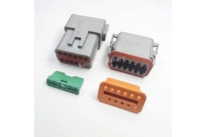 DT Series Auto Waterproof Auto Deutsch DT 12 Pin DT06-12SA Automotive Male Female Car DT04-12PA Sealed Connector
