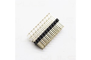 Standard 2.54mm Spacing Height 2.5mm Triple Row Male Header Right Angle Pin Header Triple Row Right Angle Connector