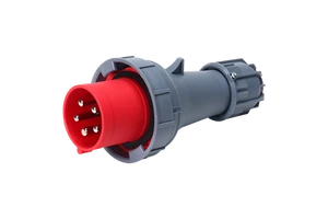 HFE 63A Industrial 380V 3P+N+E IP67 Rated High Voltage Electrical Banana Plug with Standard Grounding