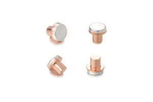 Rosh AgNi Silver Electrical Contacts/ Contact points of bimetal rivets For Wall Switches