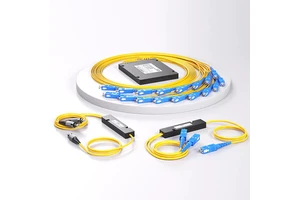 PLC Fiber Optic Splitter 1*4 1*8 SC/FC/UPC Connector Box/Mini Module Type Singlemode FTTH