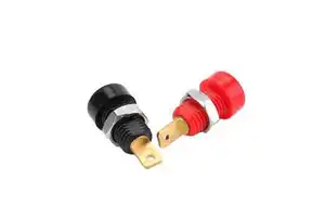 4mm Banana Plugs Adapters with Pure Copper Panel Mount Connectors 4mm Banana Socket Terminals Connectors