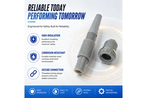 Optional Colors Ring PAG.1P 2 Pin Male Plug Plastic Self-Latching Circular Connector For Laser Beauty Devices