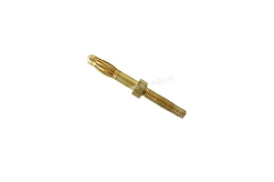 Factory Price Crimp Type 4mm Gold Plated Banana Plug Audio/Video Cable Metal Connector Conector Banana