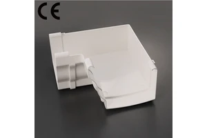 SAM-UK PVC Rain Gutter Downspouts 4 Inch Decorative Water Reservoir Nigeria Roof Drainage Pipe Joint Connector Fittings Y007