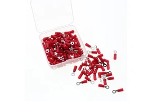 94725-01-ND Insulated Cable Plug Wire Connector Copper 3.2mm Ring Type Sheathed Terminal