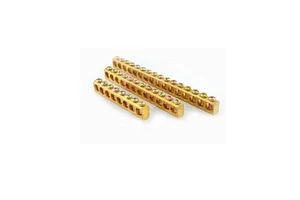 High Demand Brass Neutral Link Terminal Block Manual Power Electrical Wire Connector Wholesale Price Available for Water Media