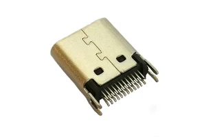 Dongguan manufacturer height 9.3mm 24 pin pcb board edge crimp mount female c type usb c otg usb-c connector