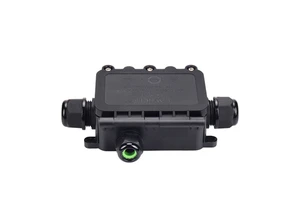 E-Weichat IP68 M16 M20 Plastic 3 Way Outdoor CCTV Power Connections Waterproof Cable Junction Box EW-M2068-3T