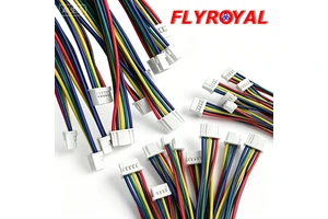 Factory Custom JST XH ZH PH SH GH Connector Wiring Harness 2-10 Pin Cable Assembly For Industrial Electronic Equipment
