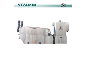 2KW Direct Dewater High Solid Content Screw Dewaterer For Urban Sewage and Breeding Manure
