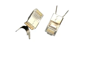 CAT6A Cat7 RJ45 Standard Modular Plugs SFTP FTP Network Connectors RJ45 Ethernet Plug 8p8c Connector Network Modular Plug