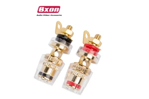 Length 33mm Banana Connector M4 Thread Medium Amplifier Speaker Spade Banana Plug Socket Connector Terminal Binding Post