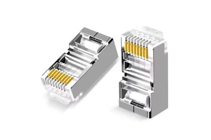 Power Ethernet Module Pc Housing Connector Rj45 Cat6 Ethernet Module Pc Housing Rj45 Connector Male 8p Rj45 Connector