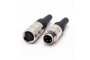 M16 Field Wireable Plug Female 3 Pin 4 Pin 5 Pin Straight M16 Connector