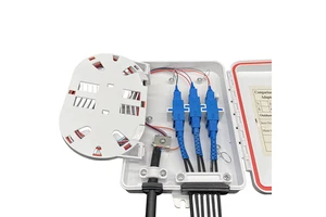 mini size ip65 CTO FDB 2/4/6 core fiber optic distribution box outdoor indoor material wall/pole mounted termination box