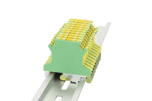 Yellow Green USLKG2.5 USLKG6 USLKG5 USLKG16 Ground Modular Terminal Blocks Screw Cage Din Rail Earth Terminal Block Connector