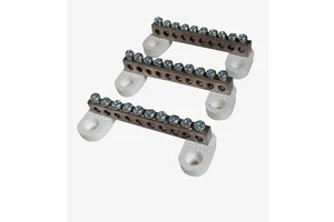 Premium brass neutral bar link terminal high conductivity corrosion resistant distribution board electrical panel connector