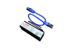 Inline Gigabit Ethernet Safety Unit RJ45 CAT6 POE Cable Lightning Protection Network Interface Surge Control Box