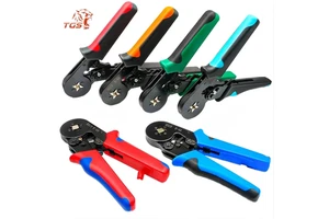 TGS HSC8 6-4 DIY OEM Manual Self-Adjusting Copper Crimper Plier for Electrical Tube Bootlace Ferrules Terminal Crimpzange