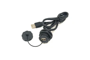 For Male USB Type A Solder Connection USB2.0 Plug Connector With Male To Female USB Cable IP67 Rated Copper Alloy Contacts