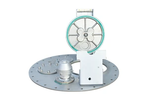 20-inch European Standard Stainless Steel 304 Manhole Cover Internal Breathing and Emergency Exhaust Type for Tanker Oil Tanks