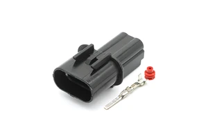 2 Pin IP67 Waterproof Automotive Male Connector for Car Wheel Speed Temperature Sensor Wiring Plug
