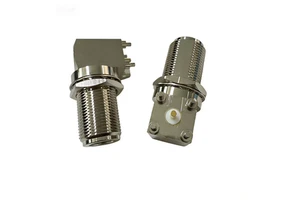 High Performance N-KWE Coaxial Connector N Female Angle Connector PCB Mount Connector