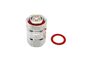 RF Coaxial Connectors 7/16 Din Male Brass Plug Connector for 7/8 Cable Clamp for 7/8 Cable with 7/16 Din Male Interface