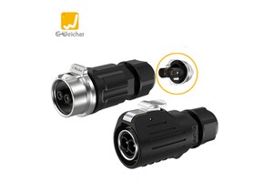 LP16 Aviation IP68 Waterproof 20A 400V Copper Alloy PBT Housing Cable Connector 2-3 Pin Electrical Panel Mount Male/Female Plug