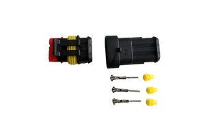 1.5 Series Automotive Connector IP67 Rated Tin-Plated Copper Contacts 3P Male/Female Nylon Housing Car Electronics Model