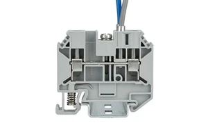 DIN Rail Heavy-Duty Slide-In Terminal Block With Gold Plating High Density Pins For Industrial Automation
