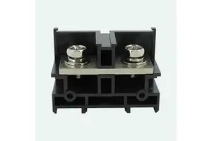 JHY1-400A Rail Elevator Type Combined Inverter Terminal Nickel-Plated Copper Contact Screw Connection 2-Pole Industrial Use PC