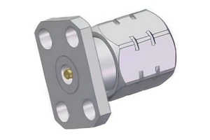 1.85mm RF Coaxial Connector-67GHz-50Ω with Diameter 2.6 Flange Hole