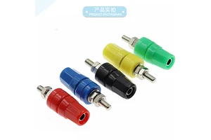 GIET M4x36 Pure Copper Terminal Post for 20A High Current, 4mm Banana Socket Grounding Post Terminal, Banana Head Socket Base