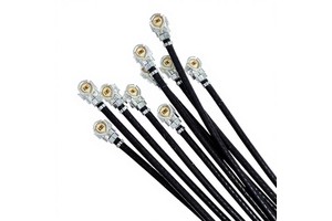 H-R-S U.FL Connector RF 1.13mm Cable Assembly DC To 6 GHz 1.13 Mm Micro Coaxial Cable Assembly For Medical Imaging